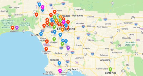 Carte Intéractive – Les Films De Los Angeles